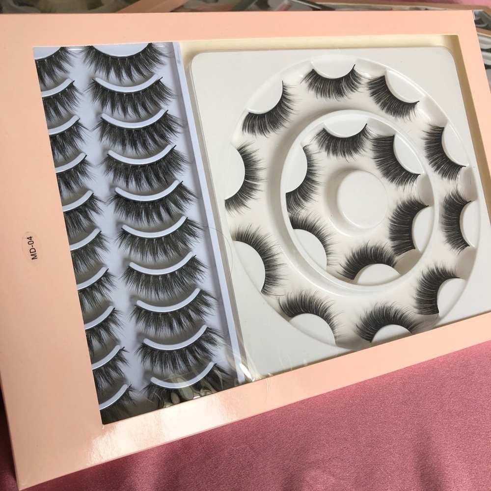 False Eyelashes Strip 18 pairs BNIB ($99 Value)